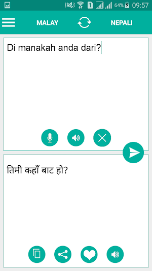 Nepali Malay Translator Screenshot 1