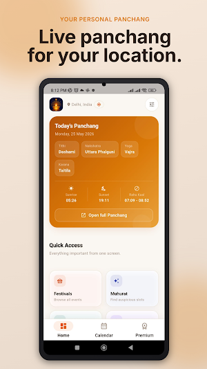 Festiva: Panchang Calendar App Screenshot 0