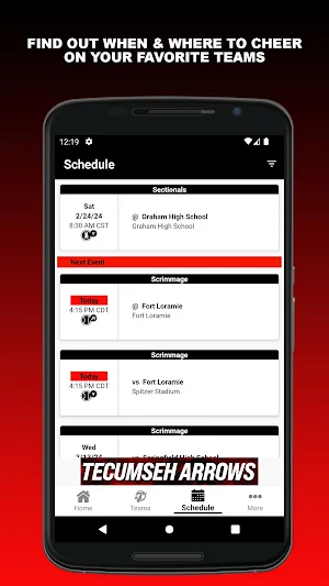 Tecumseh Athletics Screenshot 1