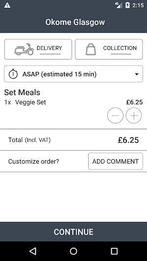 Okome Glasgow Screenshot 2