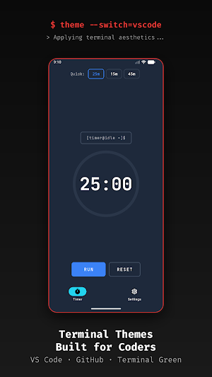 Pomodoro Timer – Terminal Screenshot 2