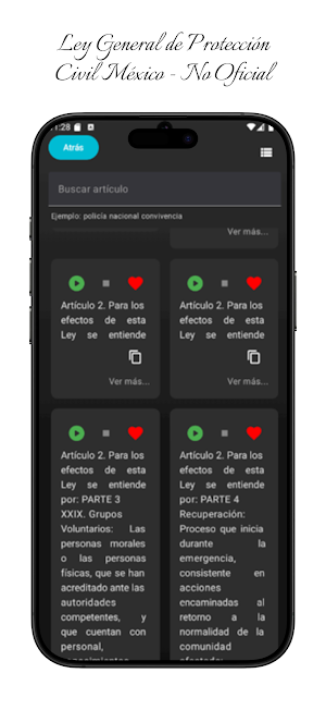 Ley General Protección Civil Screenshot 0