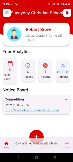 Sunnyday Christian School Screenshot 2