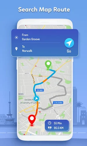 GPS, Maps, Live Navigation & Traffic Alerts Screenshot 0