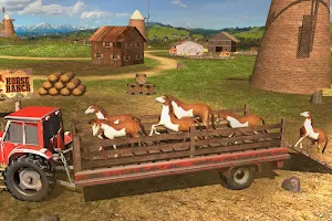 Farming Tractor Animal Cargo Transport Screenshot 1
