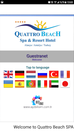 Quattro Beach Guestranet Screenshot 2