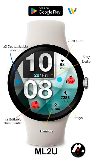 ML2U 225 Watch Face Screenshot 1