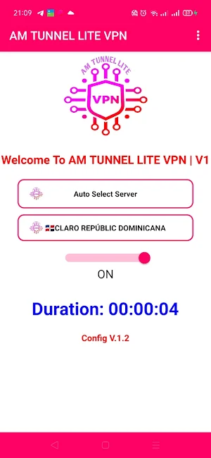 AM TUNNEL LITE VPN Screenshot 1