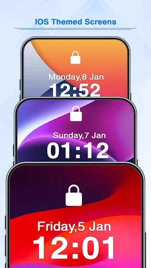 IOS Lock Screen & Wallpapers Screenshot 0