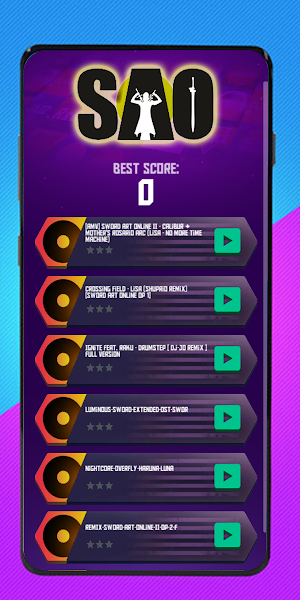 SAO Songs - Dancing hop tiles Screenshot 0