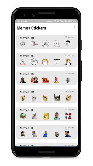 Meme Stickers for WA Screenshot 0