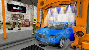 Gas Station Car Parking: 3D Auto Workshop Screenshot 2