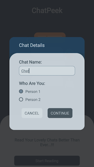 ChatPeek :View whatsapp .txt Screenshot 2