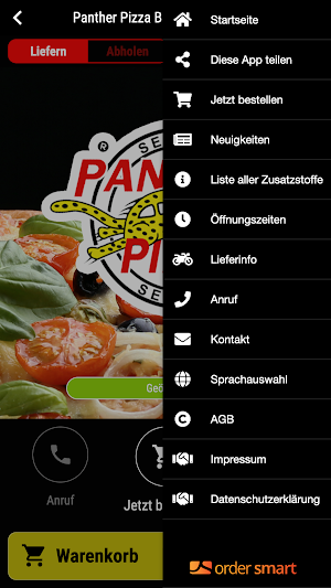 Panther Pizza Bietigheim Screenshot 2