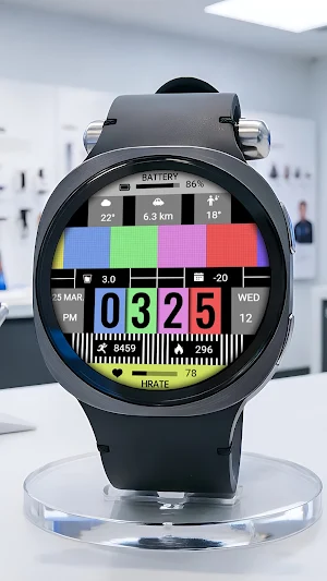 ZKin Watch Analog Fault Screen Screenshot 0