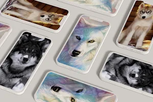 Cute Wolf Wallpaper Screenshot 1