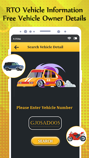 RTO Vehicle Information-Free Vehicle Owner Details Screenshot 1