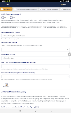 Winnipeg Lane Closures Screenshot 3