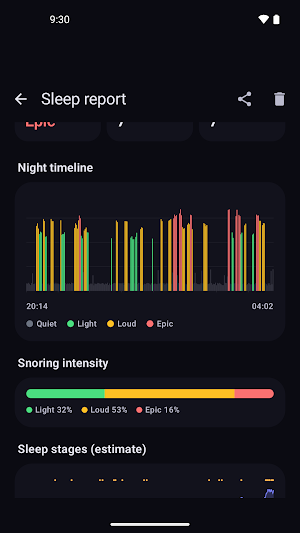 Boring Snore Sleep Tracker Screenshot 1
