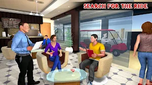 Smart Taxi Driving Simulator : Taxi Games 2020 Screenshot 3
