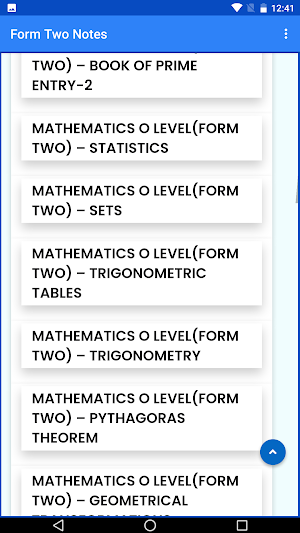 Form 2 notes, All subjects screenshot 5