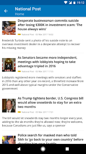 Canada News Screenshot 1