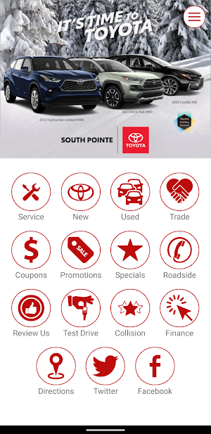 South Pointe Toyota Dealership Screenshot 1