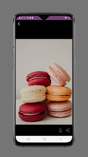 wallpaper macaroons Screenshot 1