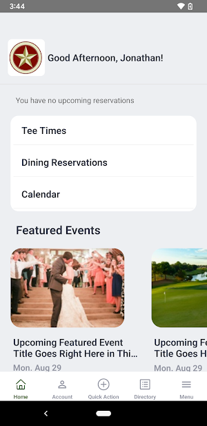 Sterling Country Club Screenshot 1