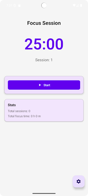 Focus Flow – Pomodoro Screenshot 2