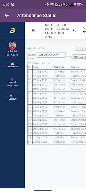 IPER Bhopal Screenshot 0
