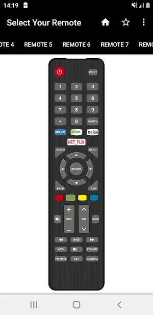 Master G TV Remote Screenshot 3