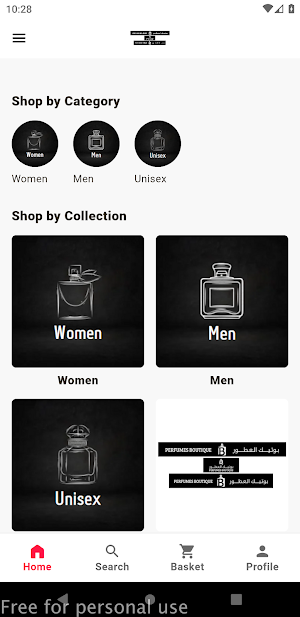 Perfume Boutique Screenshot 0