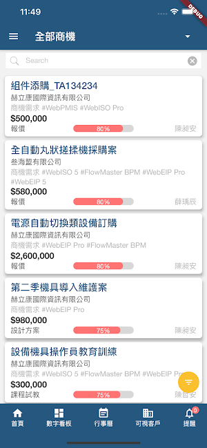 TOPSales 頂尖業務管理系統 Screenshot 2