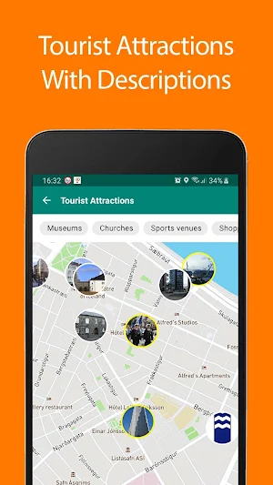 Iceland Offline Map and Travel Guide Screenshot 0