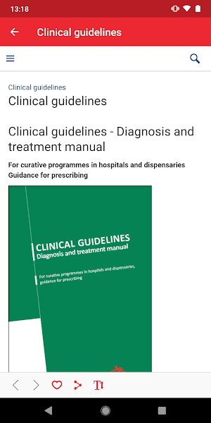 MSF Medical Guidelines Screenshot 2