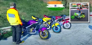 Mod Bussid Motor Drag india Screenshot 1