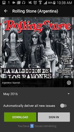 Rolling Stone Argentina Screenshot 1