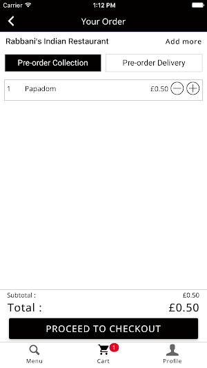 Rabbani Indian Restaurant Screenshot 2