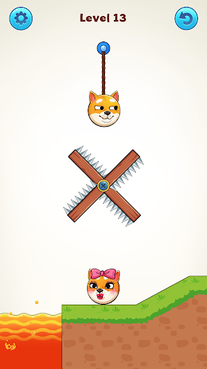 Rope Dog - Cut To Save Screenshot 0