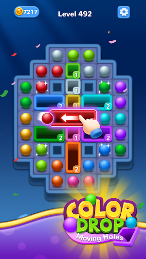Color Drop -  Moving Holes Screenshot 0