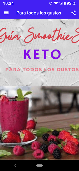 SMOOTHIES KETO Screenshot 0
