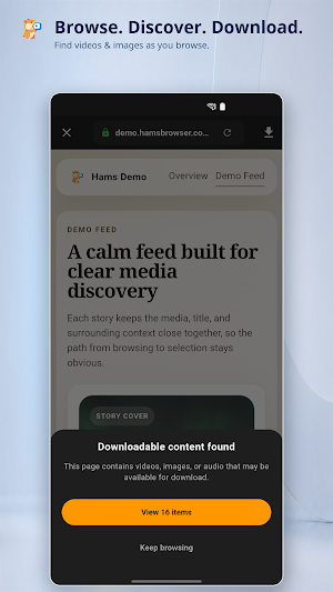 Hams: Video & Image Downloader Screenshot 0