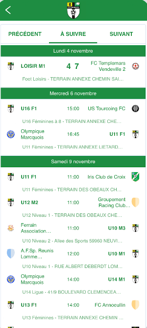 FC Bondues Screenshot 2