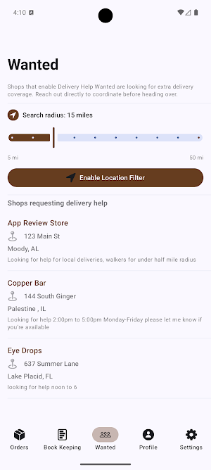 Local Coffee House Delivery Screenshot 3