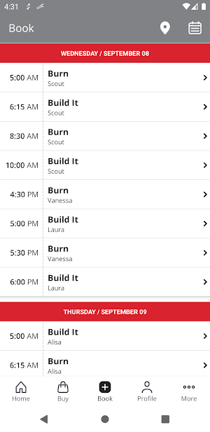 Burn It Build It Fitness Screenshot 1