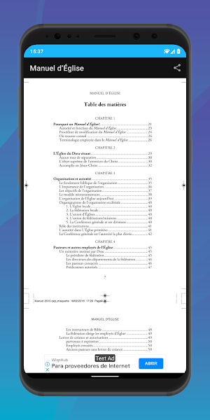 Manuel de l'eglise adventiste Screenshot 1