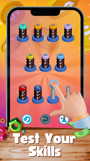 Nuts Bolts Sort - Earn Money Screenshot 3