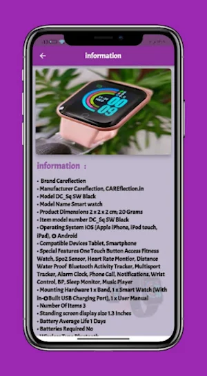 d20 fitpro smart watch Guide Screenshot 3