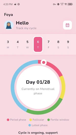 Feya - Period Tracker Screenshot 2